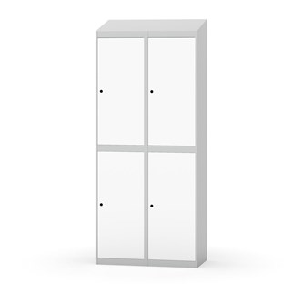 Novis vaatekaappi, vinokatto, 2:2, L80 cm