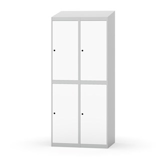 Novis vaatekaappi, vinokatto, 2:2, L80 cm