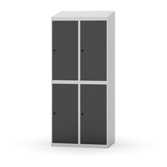 Novis vaatekaappi, vinokatto, 2:2, L80 cm