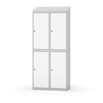 Novis vaatekaappi, vinokatto, 2:2, L80 cm