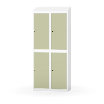 Novis vaatekaappi, vinokatto, 2:2, L80 cm