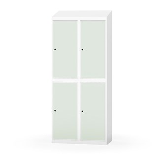 Novis vaatekaappi, vinokatto, 2:2, L80 cm