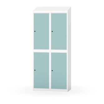 Novis vaatekaappi, vinokatto, 2:2, L80 cm