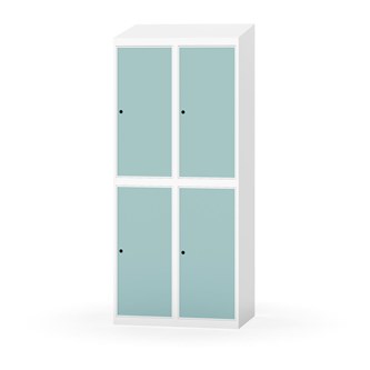 Novis vaatekaappi, vinokatto, 2:2, L80 cm