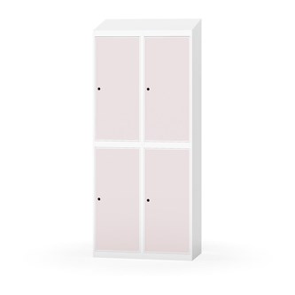 Novis vaatekaappi, vinokatto, 2:2, L80 cm