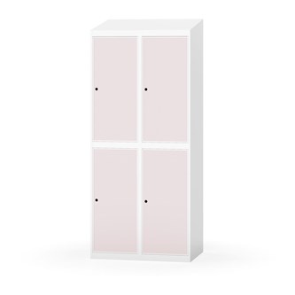 Novis vaatekaappi, vinokatto, 2:2, L80 cm