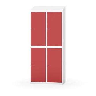 Novis vaatekaappi, vinokatto, 2:2, L80 cm