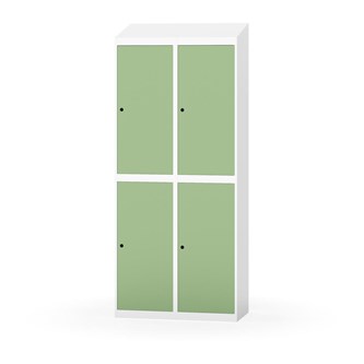 Novis vaatekaappi, vinokatto, 2:2, L80 cm