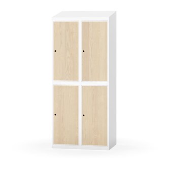 Novis vaatekaappi, vinokatto, 2:2, L80 cm