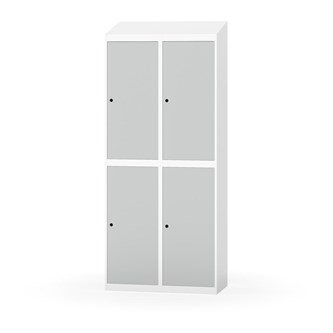 Novis vaatekaappi, vinokatto, 2:2, L80 cm