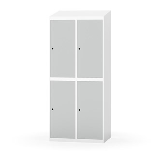 Novis vaatekaappi, vinokatto, 2:2, L80 cm