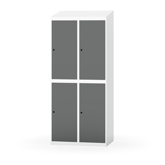 Novis vaatekaappi, vinokatto, 2:2, L80 cm