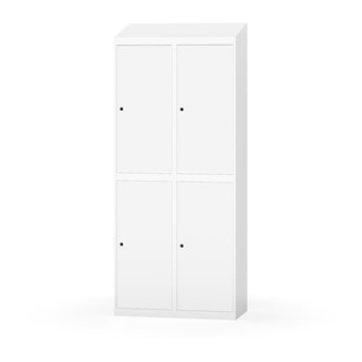 Novis vaatekaappi, vinokatto, 2:2, L80 cm