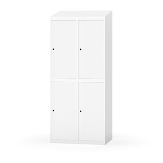 Novis vaatekaappi, vinokatto, 2:2, L80 cm