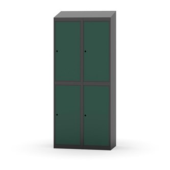 Novis vaatekaappi, vinokatto, 2:2, L80 cm