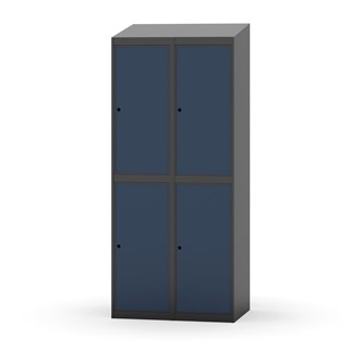 Novis vaatekaappi, vinokatto, 2:2, L80 cm