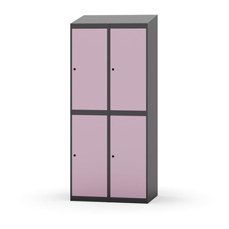 Novis vaatekaappi, vinokatto, 2:2, L80 cm