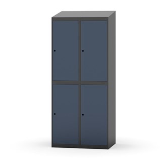 Novis vaatekaappi, vinokatto, 2:2, L80 cm