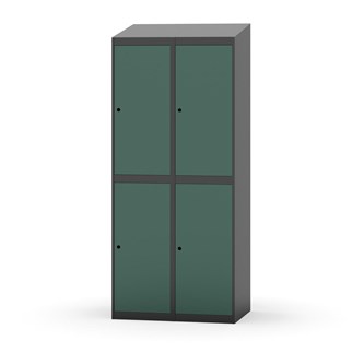 Novis vaatekaappi, vinokatto, 2:2, L80 cm