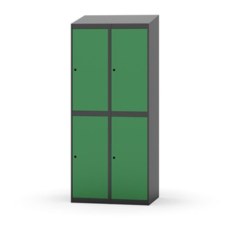 Novis vaatekaappi, vinokatto, 2:2, L80 cm