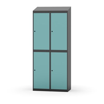 Novis vaatekaappi, vinokatto, 2:2, L80 cm