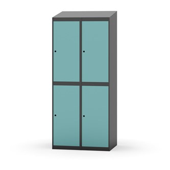 Novis vaatekaappi, vinokatto, 2:2, L80 cm