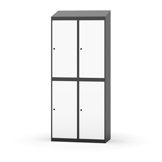 Novis vaatekaappi, vinokatto, 2:2, L80 cm