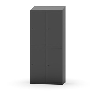 Novis vaatekaappi, vinokatto, 2:2, L80 cm