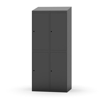 Novis vaatekaappi, vinokatto, 2:2, L80 cm