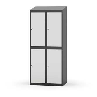 Novis vaatekaappi, vinokatto, 2:2, L80 cm