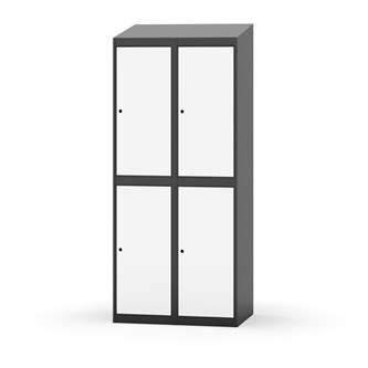 Novis vaatekaappi, vinokatto, 2:2, L80 cm