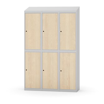 Novis vaatekaappi, vinokatto, 2:3, L120 cm