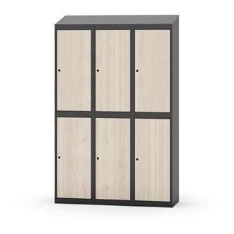 Novis vaatekaappi, vinokatto, 2:3, L120 cm