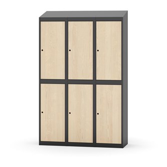 Novis vaatekaappi, vinokatto, 2:3, L120 cm