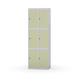 Novis lokerokaappi, tasakatto, 3:2, L 60 cm