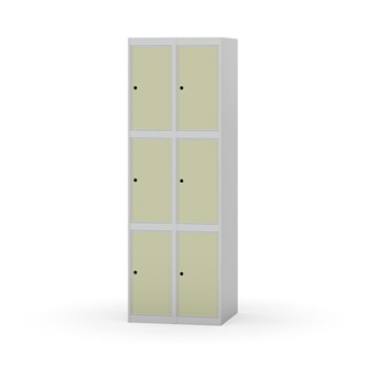 Novis lokerokaappi, tasakatto, 3:2, L 60 cm