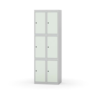 Novis lokerokaappi, tasakatto, 3:2, L 60 cm