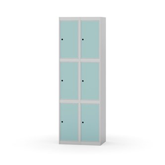 Novis lokerokaappi, tasakatto, 3:2, L 60 cm