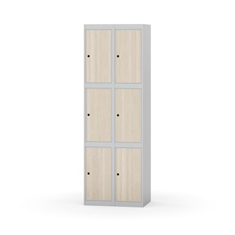 Novis lokerokaappi, tasakatto, 3:2, L 60 cm