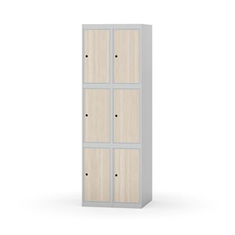 Novis lokerokaappi, tasakatto, 3:2, L 60 cm