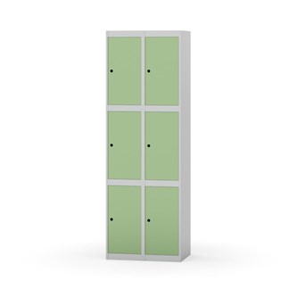 Novis lokerokaappi, tasakatto, 3:2, L 60 cm