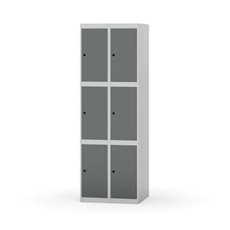 Novis lokerokaappi, tasakatto, 3:2, L 60 cm