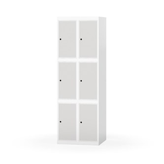 Novis lokerokaappi, tasakatto, 3:2, L 60 cm