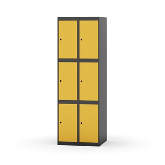 Novis lokerokaappi, tasakatto, 3:2, L 60 cm