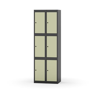 Novis lokerokaappi, tasakatto, 3:2, L 60 cm