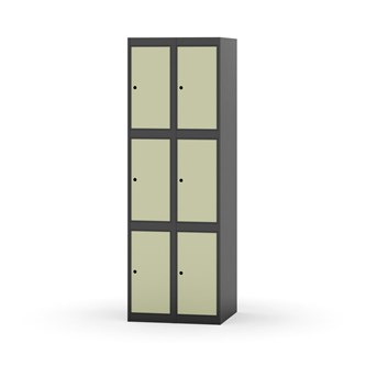 Novis lokerokaappi, tasakatto, 3:2, L 60 cm