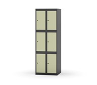 Novis lokerokaappi, tasakatto, 3:2, L 60 cm