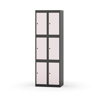 Novis lokerokaappi, tasakatto, 3:2, L 60 cm