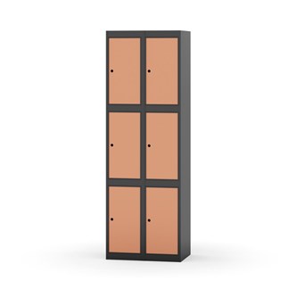 Novis lokerokaappi, tasakatto, 3:2, L 60 cm