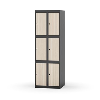 Novis lokerokaappi, tasakatto, 3:2, L 60 cm